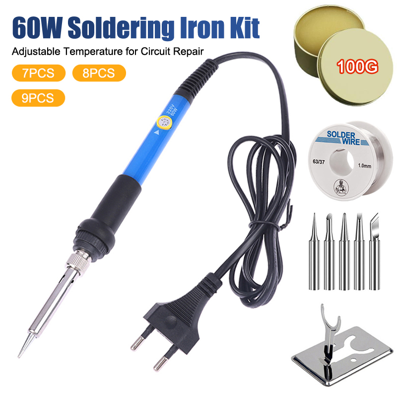 Diy Electronics Organizer - Adjustable Temperature 220V 60W Soldering Iron