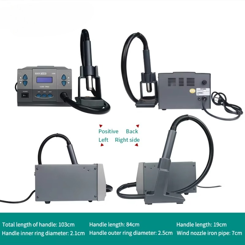 Hot Air Rework Station - 1300W 220/110V Fast 881D Hot Lead