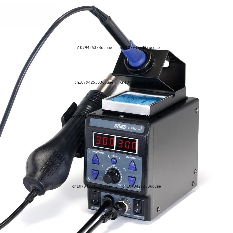 Hot Air Rework Station - 2-in-1 Rework Station 8786DI Upgraded SMD