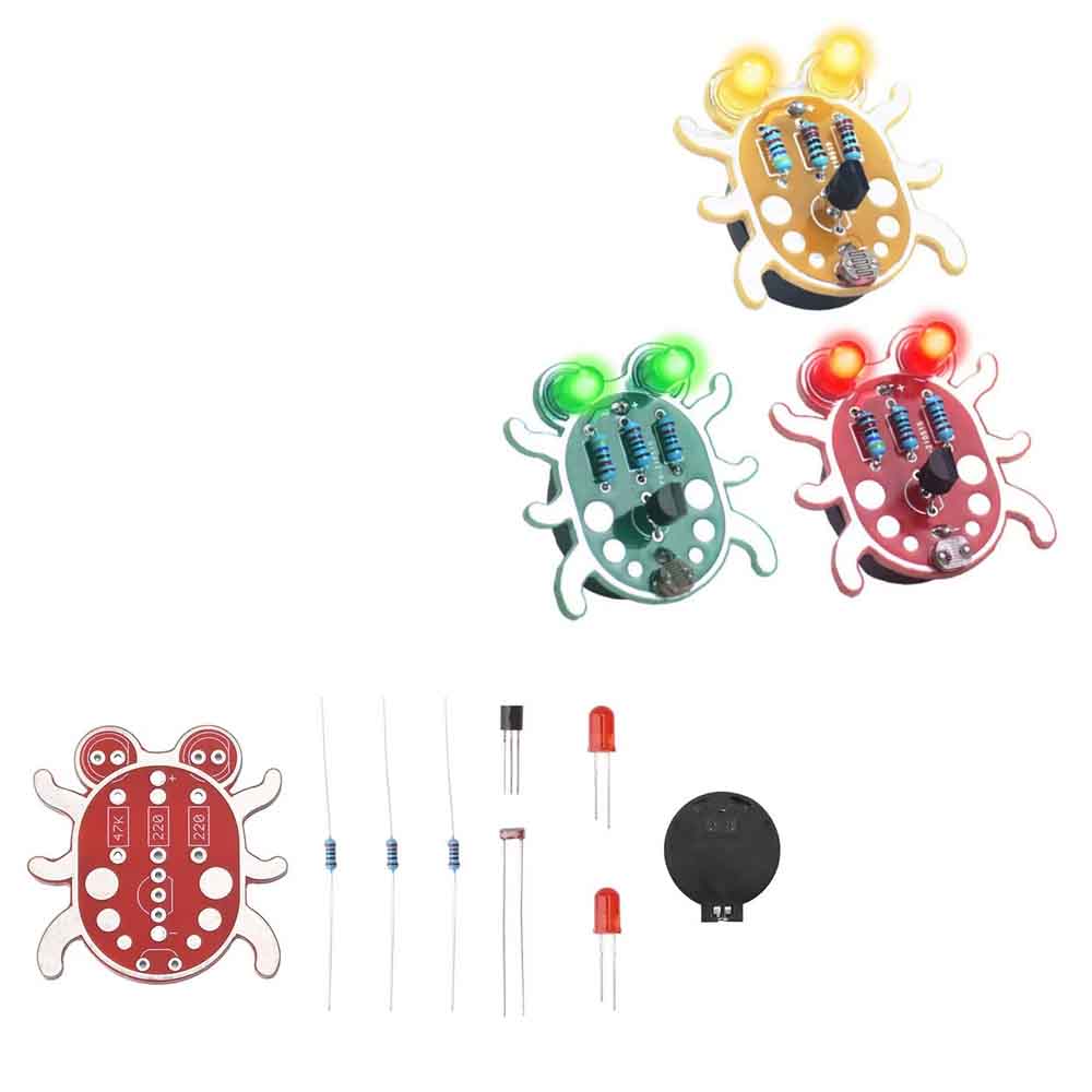 Diy Electronic Modules - LED Electronic DIY Soldering Kit Beetle‑Shape