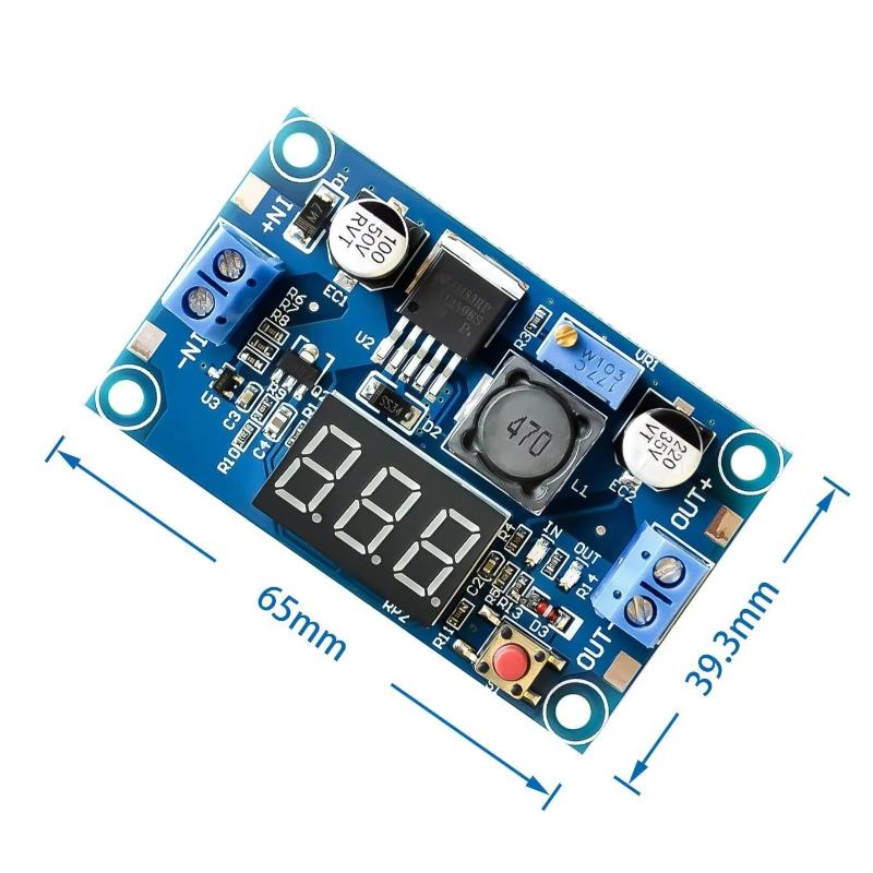 Diy Electronic Modules - LM2596 Power Supply Module With Display