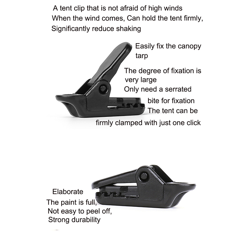 10 PCS Awnings Plastic Clip Ca - Crocodile Clip Set recension och pris