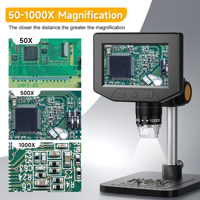 Microscope Camera 4.3‘’ Screen - Diy Electronics Microscope recension och pris