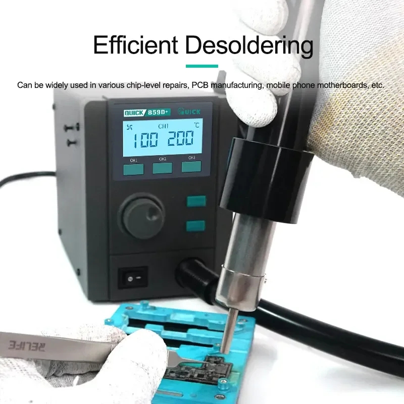 Quick 859D+ Hot Air Gun Solder - Hot Air Rework Station recension och pris