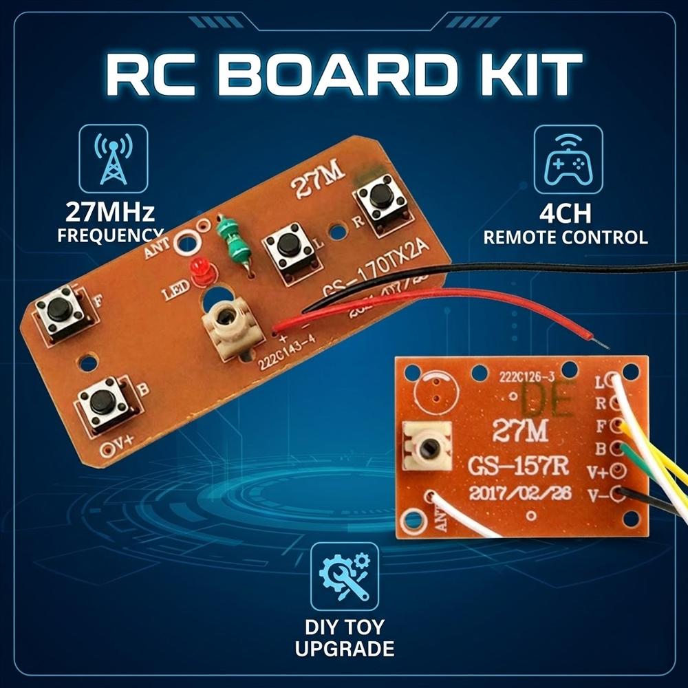27MHz Remote Control Kit 4CH W - Diy Electronic Modules recension och pris