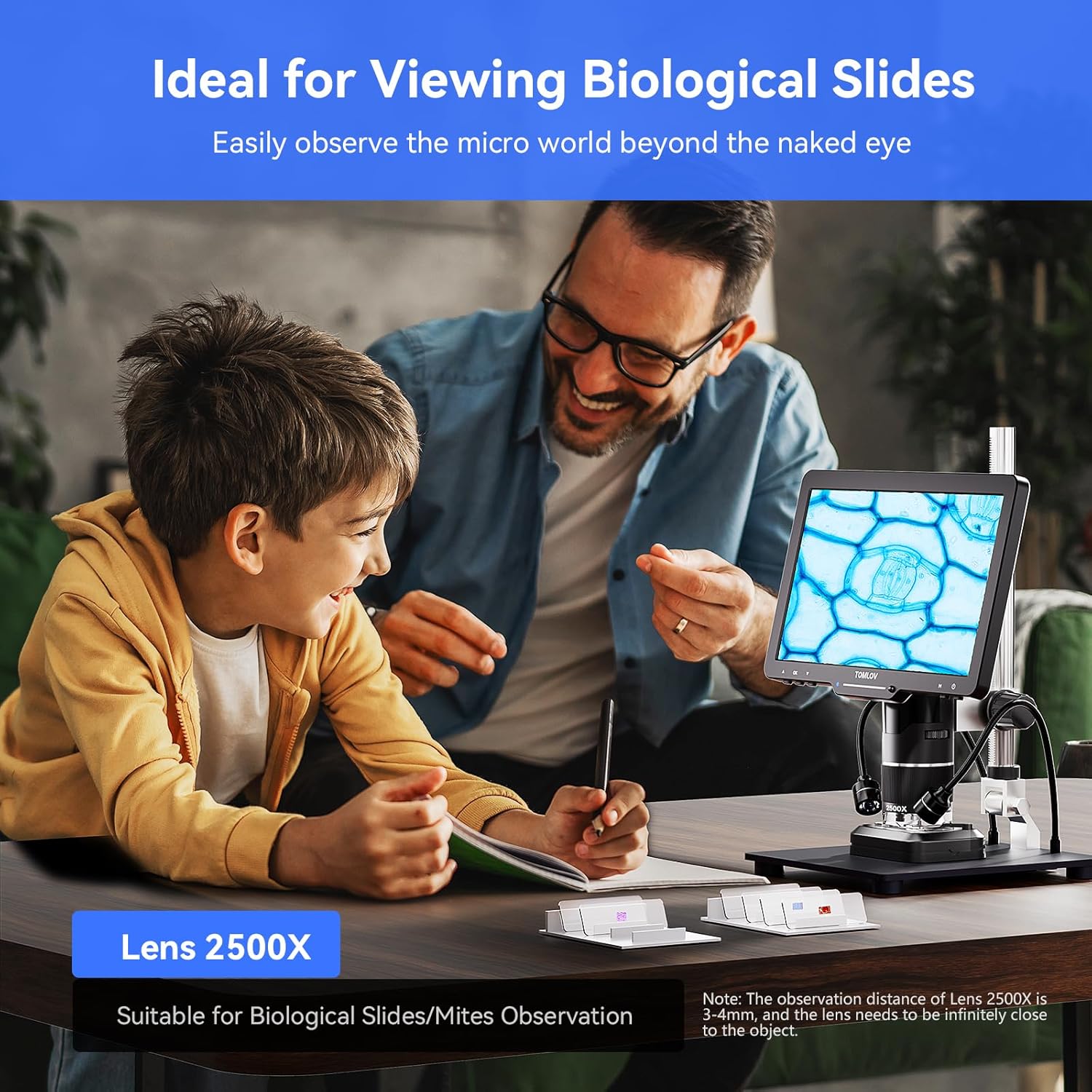 TOMLOV 3-Lens Digital Microsco - Diy Electronics Microscope recension och pris