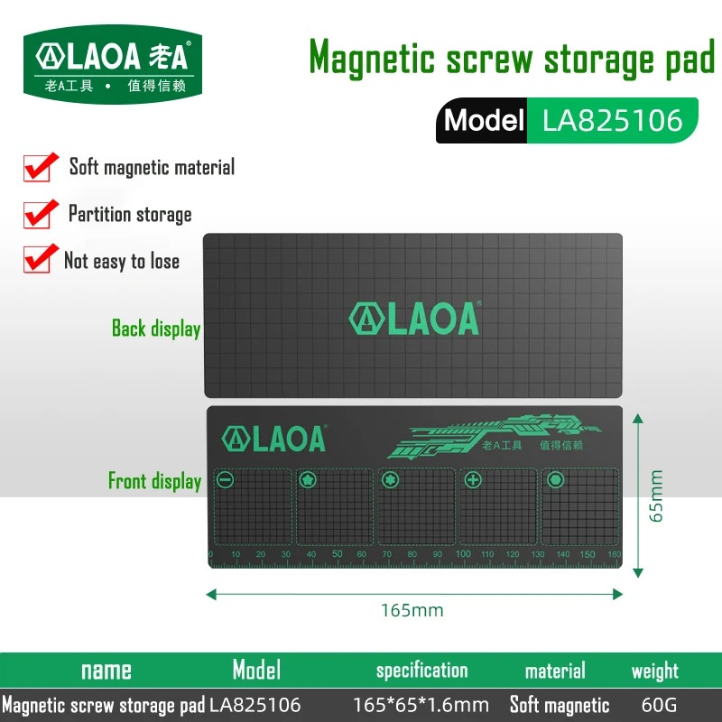 LAOA Magnetic Screw Storage Ma - Diy Electronics Holder recension och pris