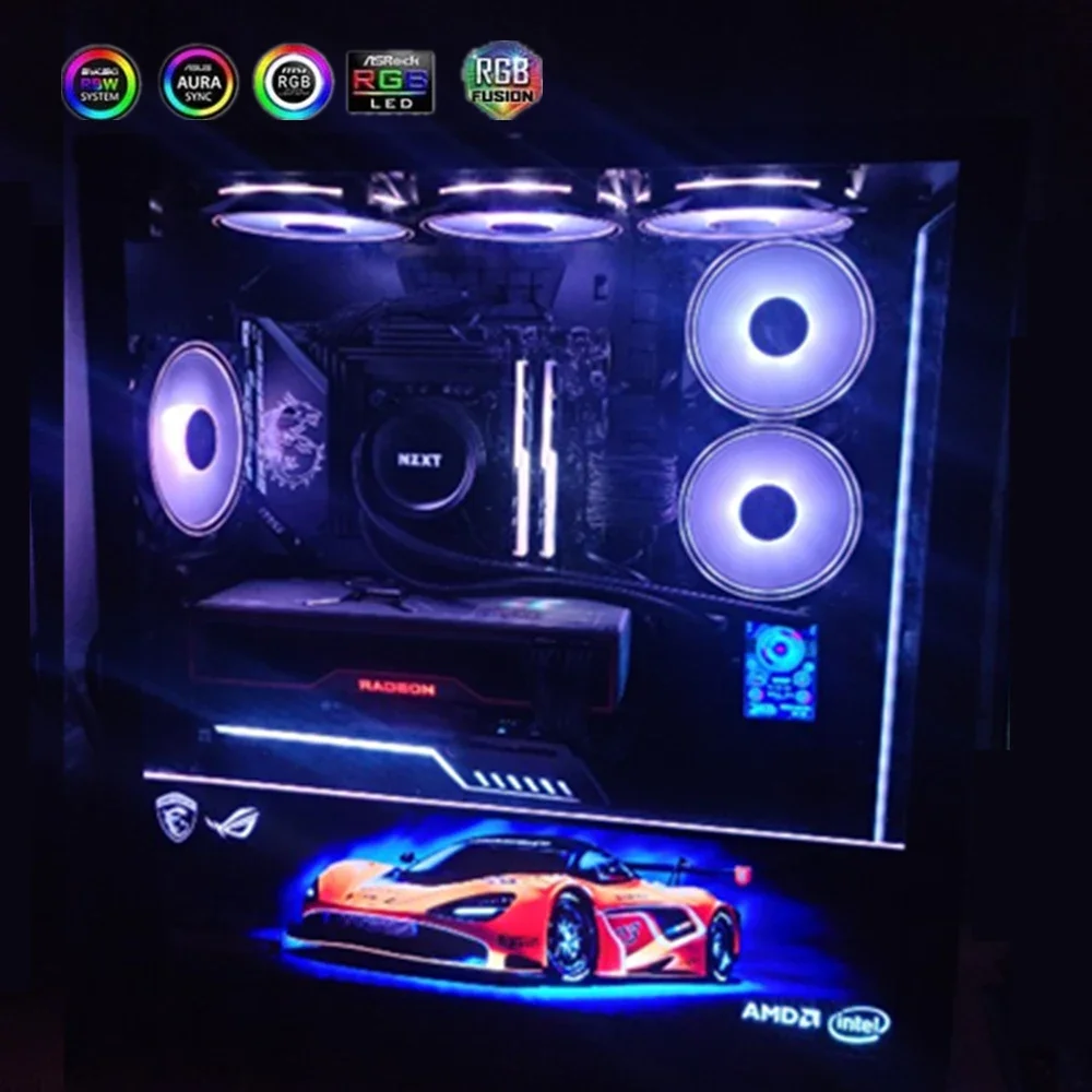 DIY RGB Lighting Panel For PC  - Diy Electronics Case recension och pris