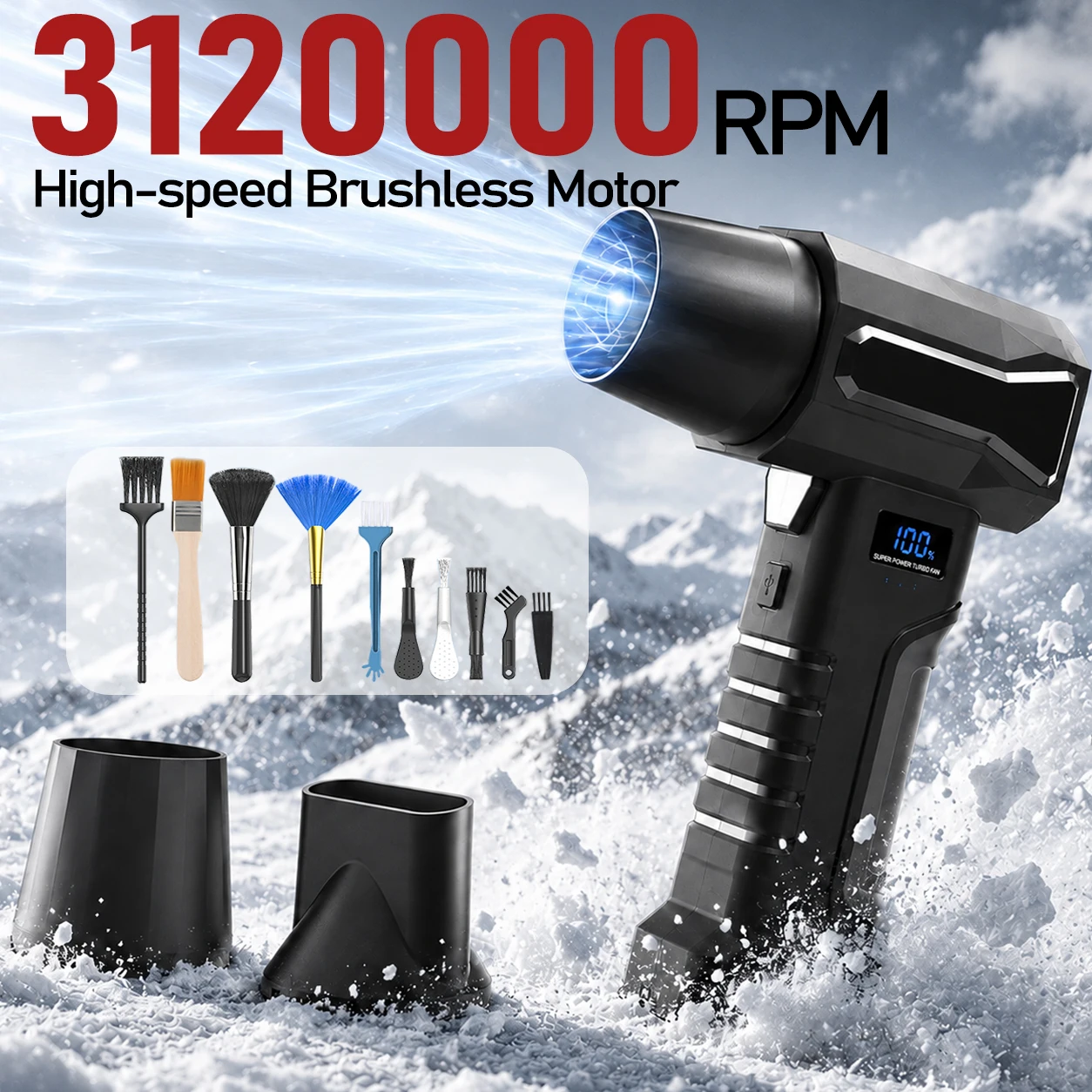 3120000RPM Jet Air Blower Supe - Diy Electronics Cleaner recension och pris
