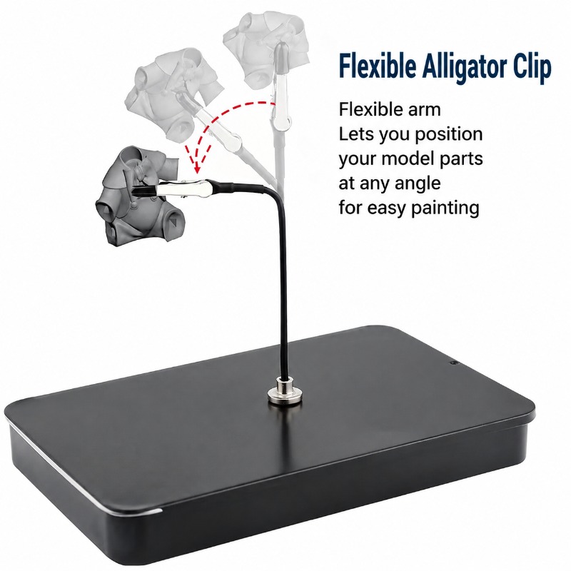 Magnetic Bendable Coated Allig - Crocodile Clip Set recension och pris