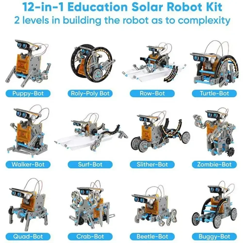 13 in 1 Solar Powered Robot Sc - Diy Electronics Supplies recension och pris