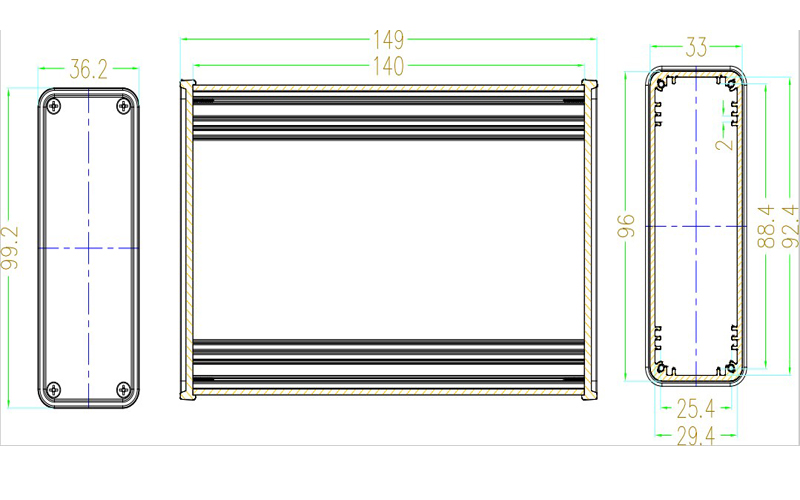 Aluminium Box Housing Case for - Diy Enclosure For Electronics recension och pris