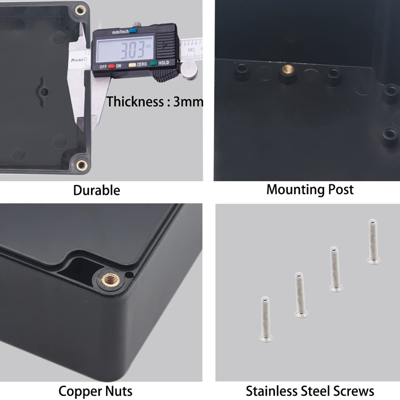 Waterproof Junction Box ABS Pl - Diy Electronics Organizer recension och pris